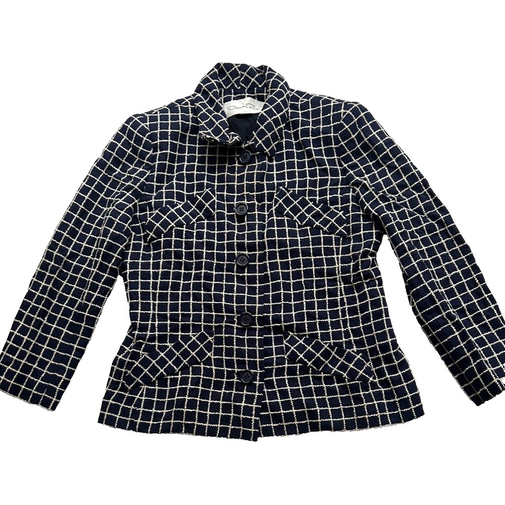 Vintage Y2K Oscar de la Renta Blazer Old Money Grandmacore Size 12